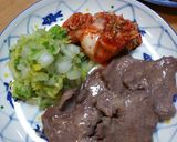 牛タン焼きと♦白菜漬け2種♦作り方6写真