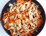 高野豆腐の炊き込みご飯作り方5写真