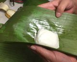 インドネシア♡バナナの葉で包んだバナナ餅作り方9写真
