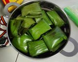 インドネシア♡バナナの葉で包んだバナナ餅作り方13写真
