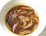 ✿春キャベツ入～ぶっかけ納豆卵カレー蕎麦作り方1写真
