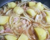 ベーコンの肉じゃが作り方3写真