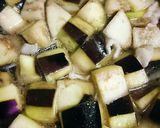 ナスと豚肉のつけ蕎麦作り方3写真