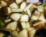 ナスと豚肉のつけ蕎麦作り方4写真
