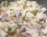 鶏胸肉と玉ネギのかき揚げ作り方2写真
