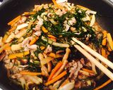 切り昆布と豚バラ椎茸とお野菜の炒り煮作り方7写真