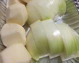 ホットプレート De 15分 肉じゃが！作り方1写真
