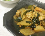 旨味たっぷり♬大根と帆立の生姜煮作り方4写真