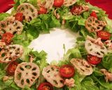 クリスマスリースサラダ作り方5写真