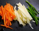 簡単！和風ピリ辛おつまみ焼きそば作り方1写真