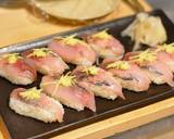 鯵の握り鮨となめろう巻き作り方5写真
