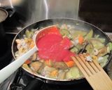 シーフードｍｉｘのトマトソーススパ作り方5写真