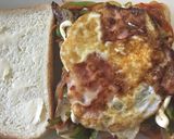 ☆野菜炒めと目玉焼きのトーストサンド☆作り方8写真