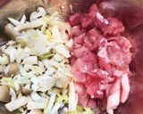 豚こまで♪冷めても美味しいハンバーグ作り方1写真