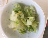 白菜の浅漬けと納豆の冷製和風パスタ作り方2写真