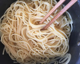白菜の浅漬けと納豆の冷製和風パスタ作り方4写真