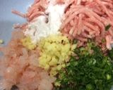 椎茸の海老豚ミンチ詰め作り方1写真