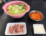 白だしで♪もやしたっぷり！豚ばらもやし鍋作り方1写真