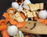 豚ミンチで筑前煮もどき☆簡単調理作り方3写真