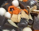 豚ミンチで筑前煮もどき☆簡単調理作り方5写真