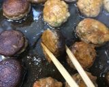 椎茸の海老豚ミンチ詰め作り方6写真