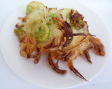 揚げ焼きで簡単　そら豆のかき揚げ作り方5写真