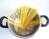 トマト缶で簡単＆本格トマトとなすのパスタ作り方1写真