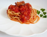 トマト缶で簡単＆本格トマトとなすのパスタ作り方5写真