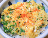 ランチに簡単！ 万能ネギの卵焼き丼！作り方4写真