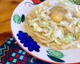超簡単！濃厚♡豆乳カルボうどん♡ベジ♡作り方4写真