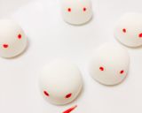 簡単可愛い！マシュマロ雪うさぎのおやつ♡作り方2写真