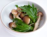 水菜としめじの和風塩だれサラダ作り方4写真