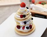 HMで　クリスマスパンケーキツリー作り方5写真