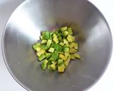 うどんでメキシカン　サルサ風サラダうどん作り方1写真