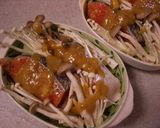 グラタン皿で鮭のちゃんちゃん焼き作り方3写真
