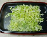1～2人分☆簡単明太もちチーズもんじゃ作り方3写真