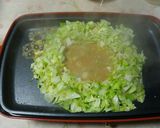 1～2人分☆簡単明太もちチーズもんじゃ作り方4写真