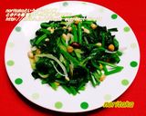 ほうれん草とお豆のバター炒め作り方6写真