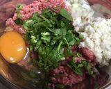 クレソンハンバーグ。クレソン添え作り方1写真