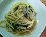 ほうれん草とベーコンのクリームパスタ作り方9写真