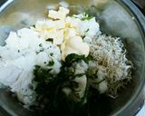おじゃことチーズのマヨはんぺん落とし揚げ作り方2写真