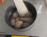 里芋と蕎麦の焼きまんじゅう作り方1写真