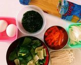 ⭐野菜たっぷり♪ワカメと卵のパスタ⭐作り方1写真