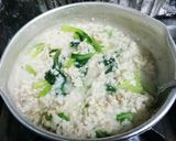 余ったそぼろ肉で★中華風味お粥！作り方4写真