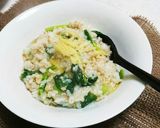 余ったそぼろ肉で★中華風味お粥！作り方5写真
