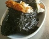焦がし醤油トンカツの天むす（ミニ）作り方2写真