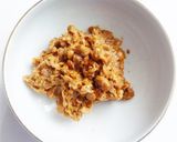 納豆と梅肉と大葉のさっぱりパスタ作り方2写真