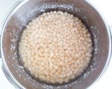 ブラックタピオカと白いんげん豆のぜんざい作り方5写真