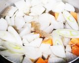 あったまる！海老芋とつくねのけんちん汁作り方3写真