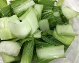 レンジで2分＊チンゲン菜の中華風おひたし作り方1写真